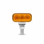 Amber/Red Clearance Marker 1.5" x 3" Mini Double Face Rectangular Light with Reflector LEDs - 10 Diodes-TLED-DR1X