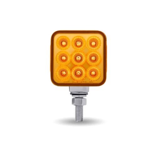 Turn & Tail 3" Mini Double Face Square Light with Reflector LEDs - 30 Diodes-TLED-DS3X1
