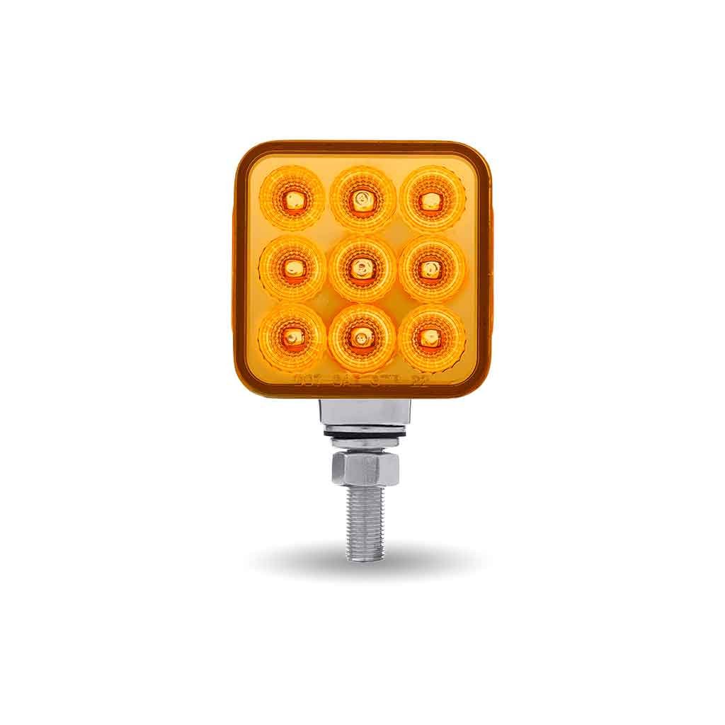 Turn & Tail 3" Mini Double Face Square Light with Reflector LEDs - 30 Diodes-TLED-DS3X1
