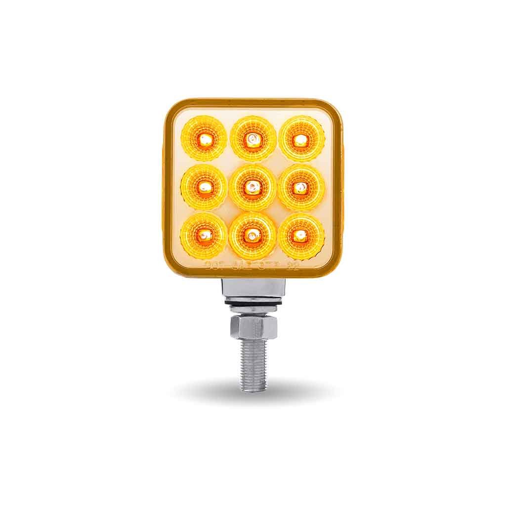 Turn & Tail 3" Mini Double Face Square Light with Reflector LEDs - 30 Diodes-TLED-DS3XC1