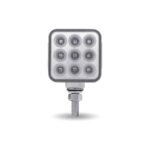 Amber/Red Stop, Turn & Tail to Purple Auxiliary 3" Mini Double Face Square Light with Reflector LEDs - 30 Diodes - Image 6