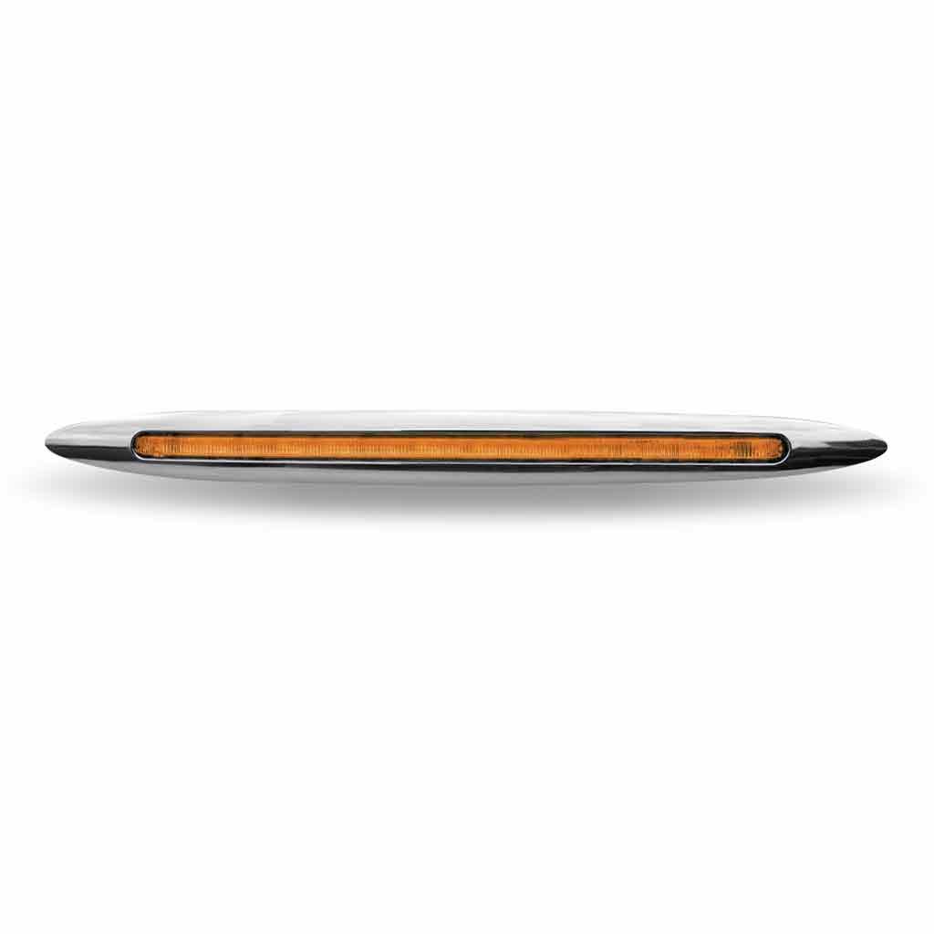 17" Amber Marker Slim Flatline LED Light - 24 Diodes-TLED-F17A