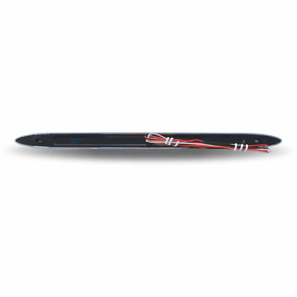 TLED-F17B_BACK 17" Blue Auxiliary Slim Flatline LED Light - 24 Diodes - Image 3
