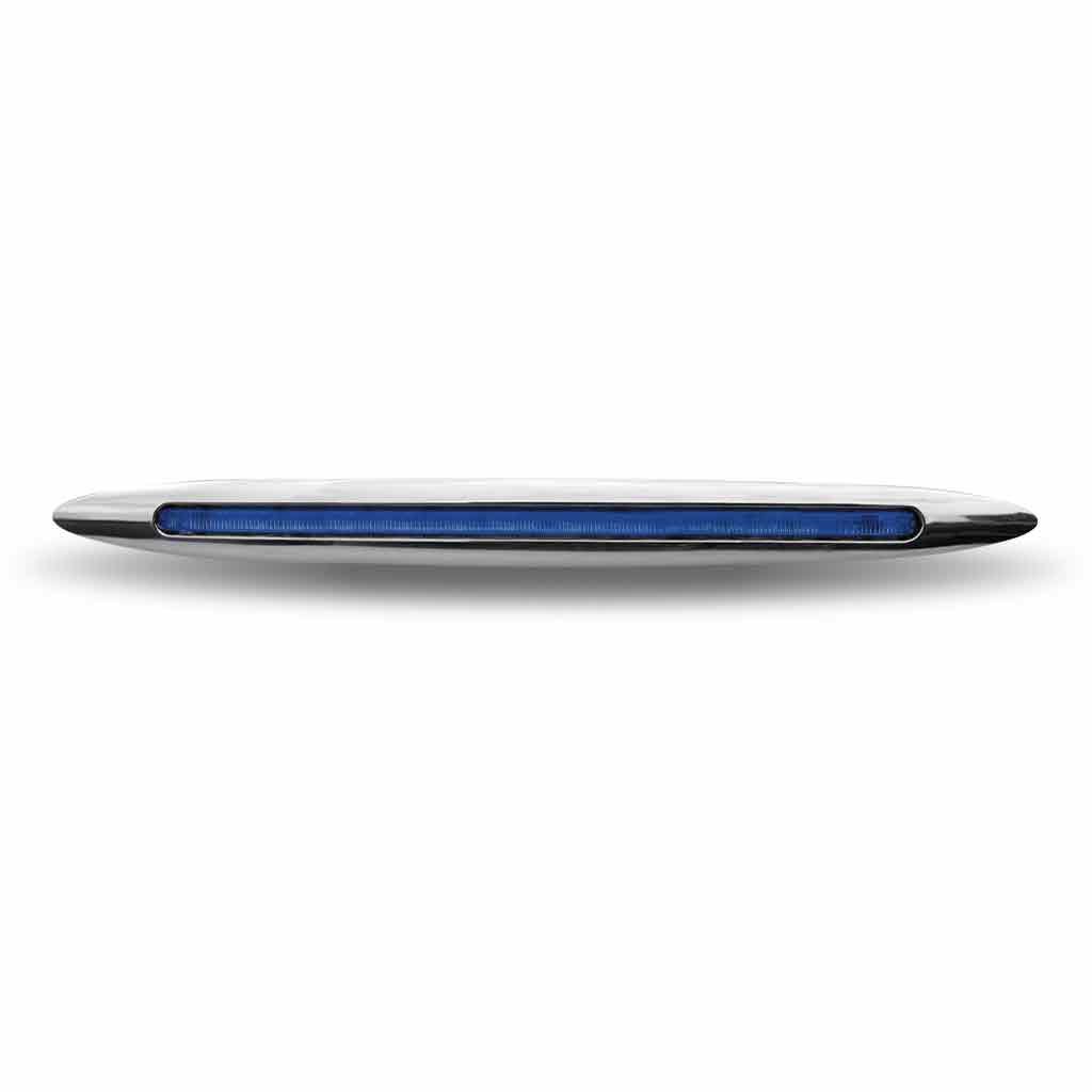 17" Blue Auxiliary Slim Flatline LED Light - 24 Diodes-TLED-F17B