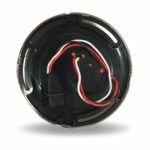 4" Red Stop, Turn & Tail to White Back Up Round Flatline Flange Mount LED Light - 49 Diodes - Image 2