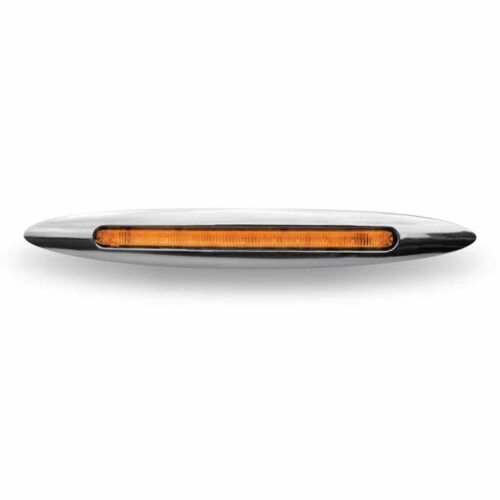 9" Amber Marker Slim Flatline LED Light - 14 Diodes-TLED-F9A