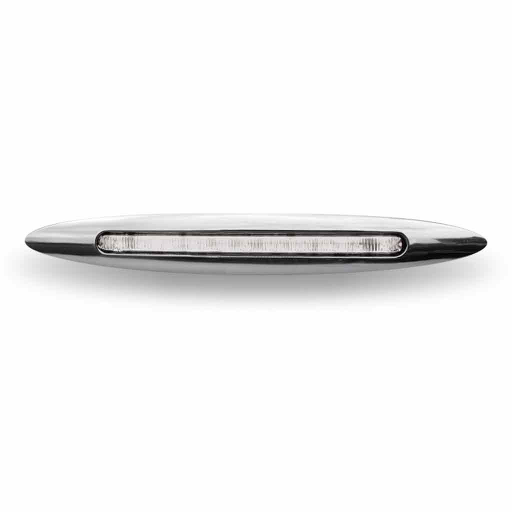 9" White Auxiliary Slim Flatline LED Light - 14 Diodes-TLED-F9W