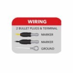 9" White Auxiliary Slim Flatline LED Light - 14 Diodes - Image 3