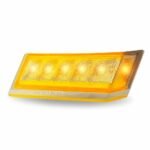 Freightliner Clear Amber Side Turn & Clearance Marker w/ Underglow LED Light - Driver | 6 Diodes - Image 2