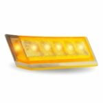 Freightliner Clear Amber Side Turn & Clearance Marker w/ Underglow LED Light - Passenger | 6 Diodes - Image 2