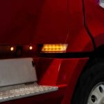 Freightliner Clear Amber Side Turn & Clearance Marker w/ Underglow LED Light - Passenger | 6 Diodes - Image 4
