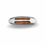 Amber Marker Mini Flatline LED Light - 8 Diodes-TLED-FG3A