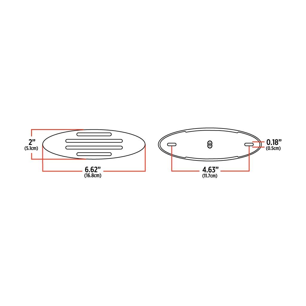 TLED-FGA_TECH Amber Marker Flatline Generation 4 LED Light - 32 Diodes - Image 3