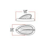 Freightliner Amber Turn & Marker LED Sleeper Light - 35 Diodes - Image 3