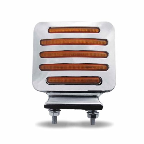 Amber/Red Turn & Marker Double Face Square Flatline LED Light - 80 Diodes-TLED-FS