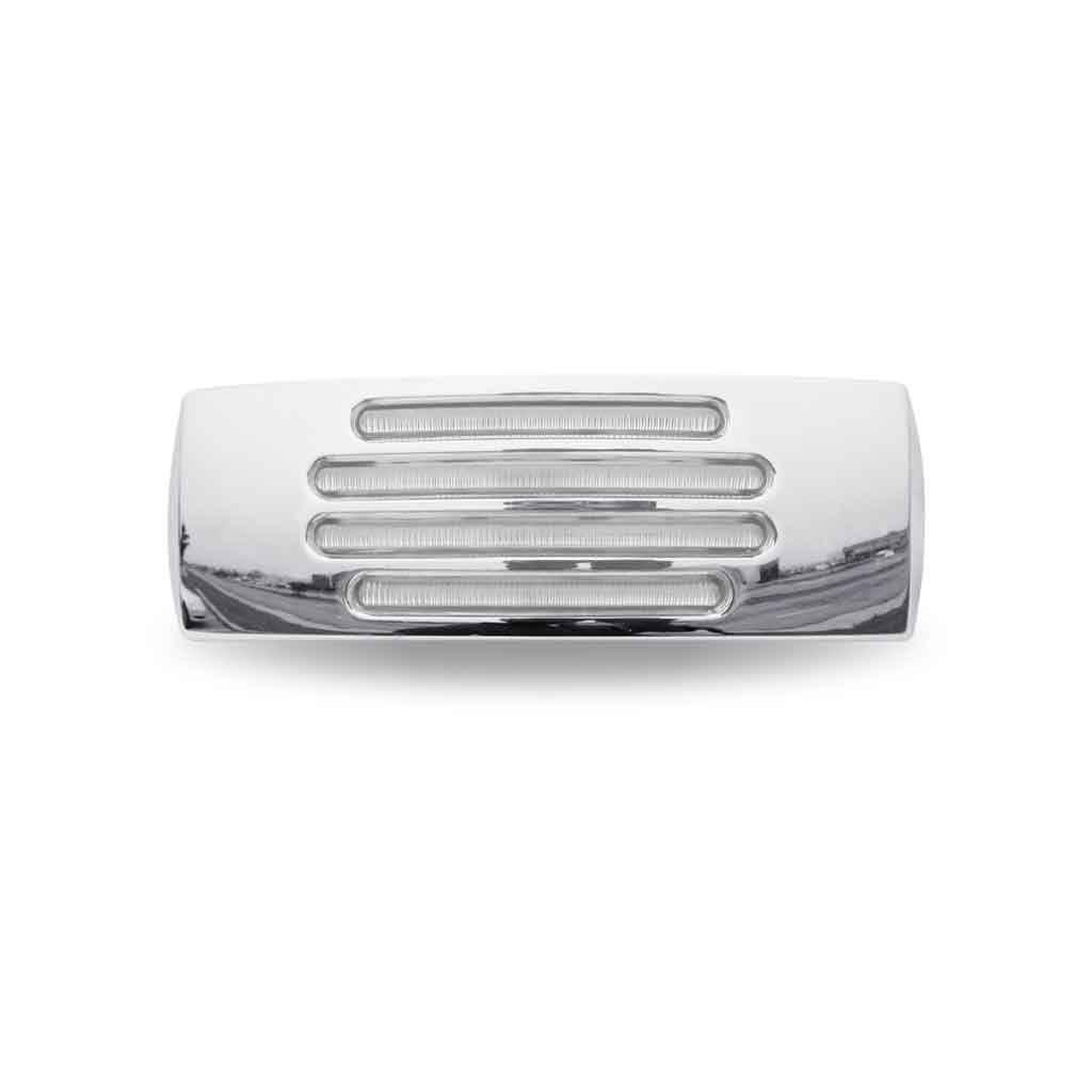 TLED-FTCR_FRONT_OFF 2" x 6" Clear Red Marker LED Trailer Light - 22 Diodes - Image 2