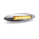 6" Amber Marker to Purple Auxiliary Slim Flatline LED Light - 9 Diodes - Image 2