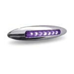 6" Amber Marker to Purple Auxiliary Slim Flatline LED Light - 9 Diodes - Image 3