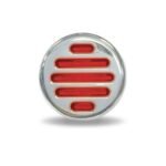 2" Red Marker to Blue Auxiliary Round Flatline LED Light - 9 Diodes - Image 2
