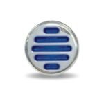 2" Red Marker to Blue Auxiliary Round Flatline LED Light - 9 Diodes - Image 3