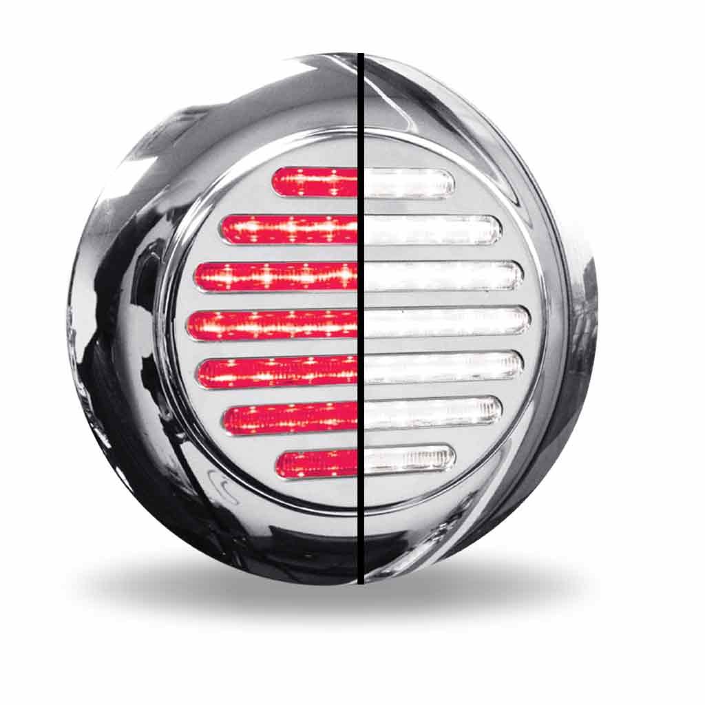 Turn & Tail to White Back Up Flatline LED Light with Flange Mount - 49 Diodes-TLED-FX72