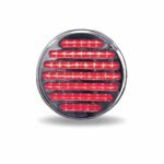 4" Red Stop, Turn & Tail to White Back Up Flatline LED Light - 49 Diodes - Image 3