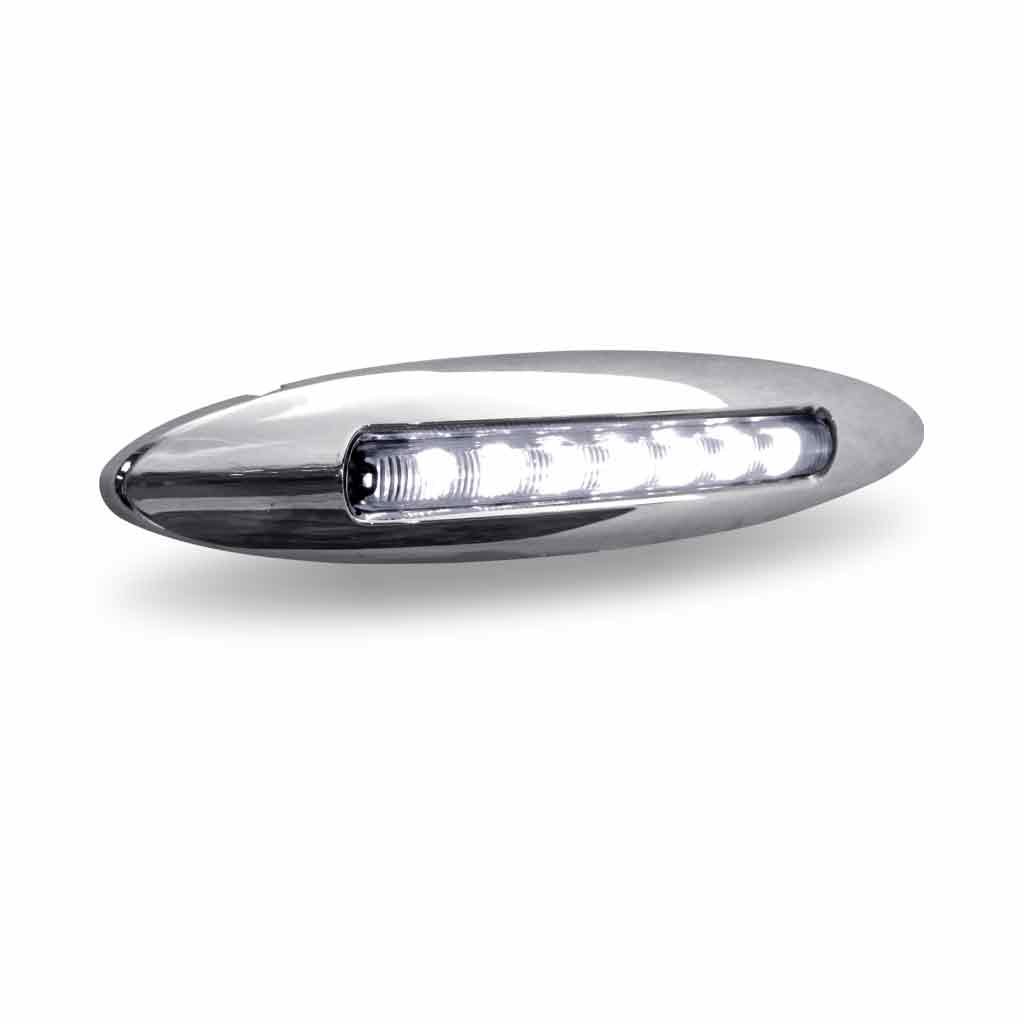 TLED-FX76_ANGLE_FUNC2 6" Red Marker to White Auxiliary Slim Flatline LED Light - 9 Diodes - Image 7