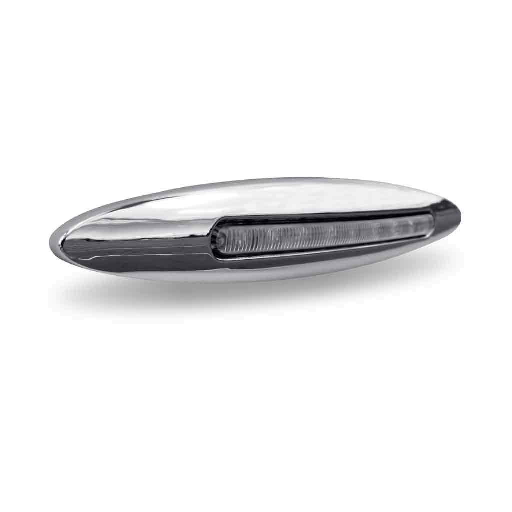 TLED-FX76_ANGLE_OFF 6" Red Marker to White Auxiliary Slim Flatline LED Light - 9 Diodes - Image 5