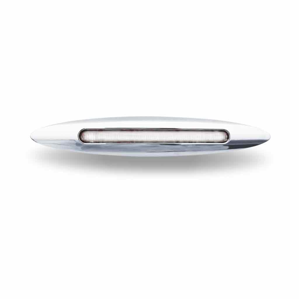 TLED-FX76_FRONT_FUNC2 6" Red Marker to White Auxiliary Slim Flatline LED Light - 9 Diodes - Image 4