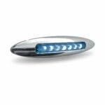 6" Amber Marker to Blue Auxiliary Slim Flatline LED Light - 9 Diodes - Image 7