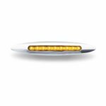 6" Amber Marker to Blue Auxiliary Slim Flatline LED Light - 9 Diodes - Image 3