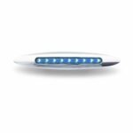 6" Amber Marker to Blue Auxiliary Slim Flatline LED Light - 9 Diodes - Image 4