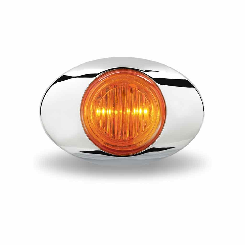 TLED-G2A_FRONT_ON Amber Marker Generation 2 LED Light - 2 Diodes - Image 2