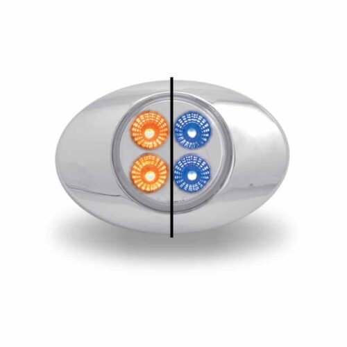 Amber Marker to Blue Auxiliary Generation 2 LED Light - 4 Diodes-TLED-G2XAB