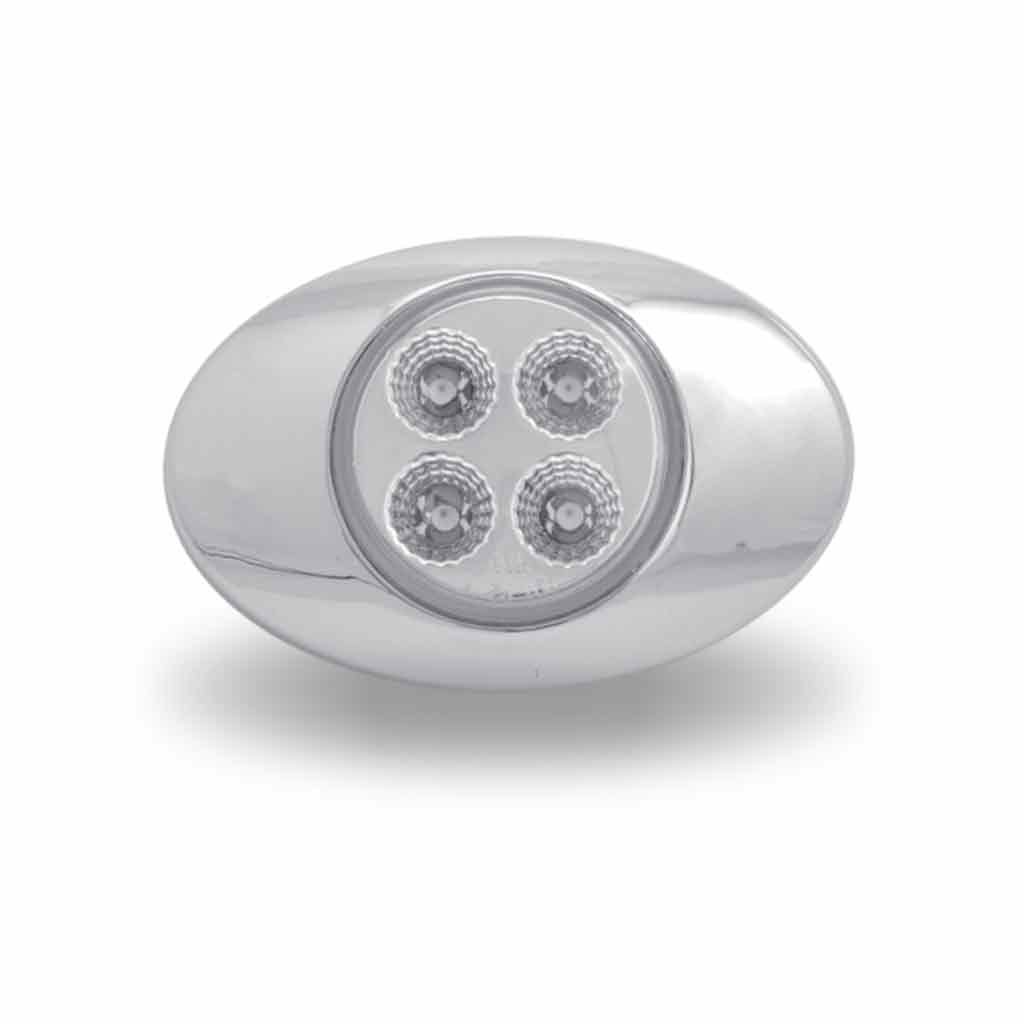 TLED-G2XAB_FRONT_OFF Amber Marker to Blue Auxiliary Generation 2 LED Light - 4 Diodes - Image 2