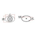 Amber Marker to Blue Auxiliary Generation 2 LED Light - 4 Diodes - Image 6