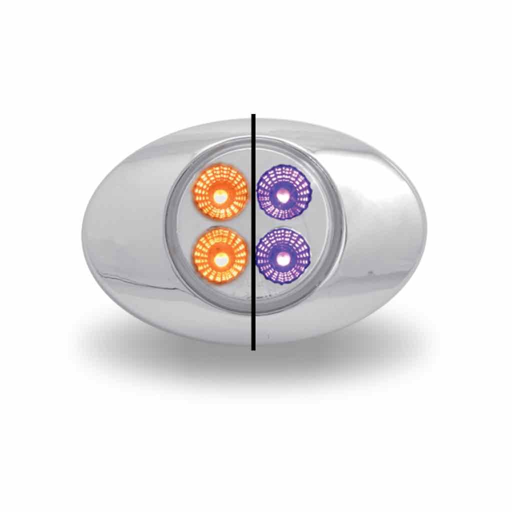 Amber Marker to Purple Auxiliary Generation 2 LED Light - 4 Diodes-TLED-G2XAP