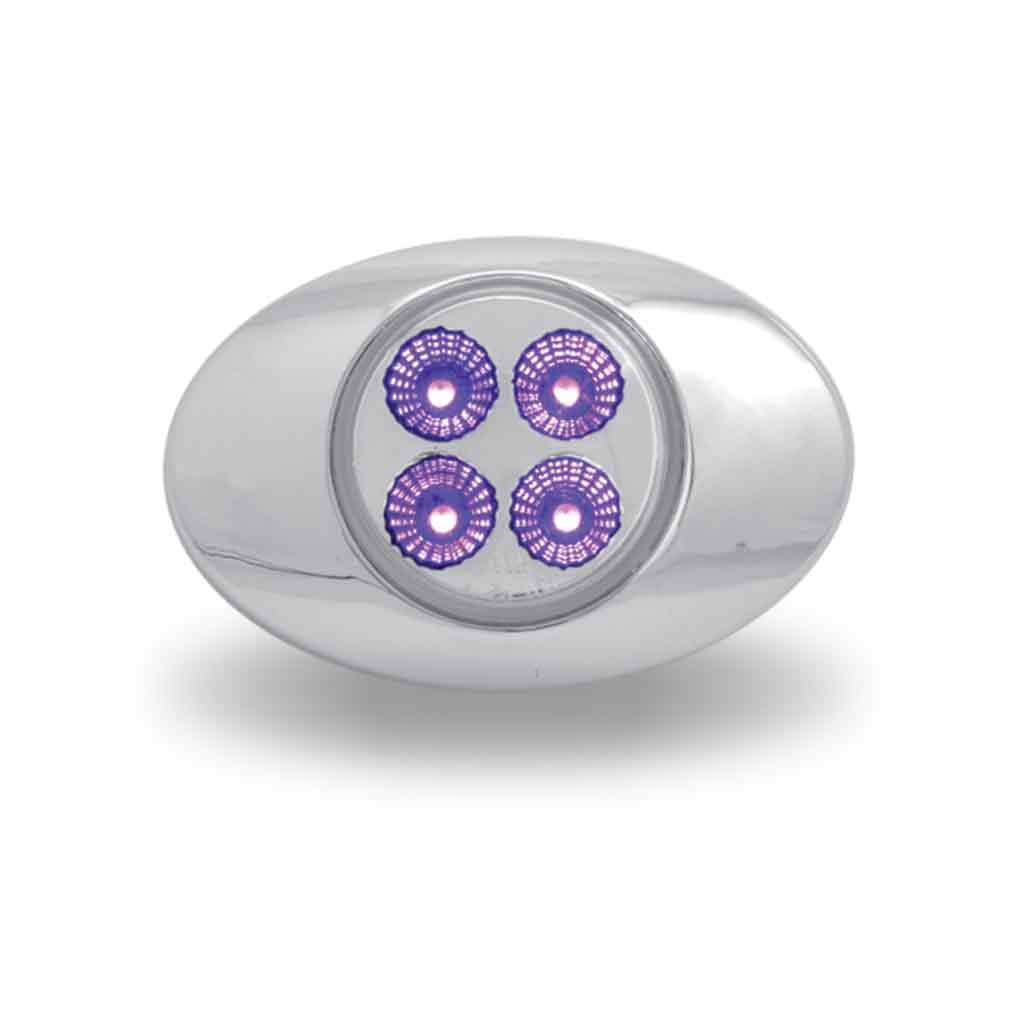 TLED-G2XAP_FRONT_FUNC2 Amber Marker to Purple Auxiliary Generation 2 LED Light - 4 Diodes - Image 4