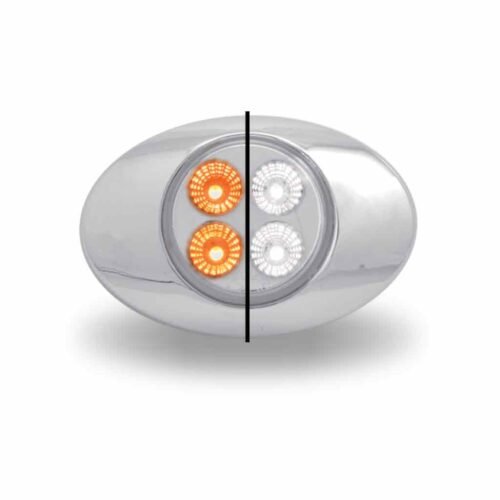 Amber Marker to White Auxiliary Generation 2 LED Light - 4 Diodes-TLED-G2XAW