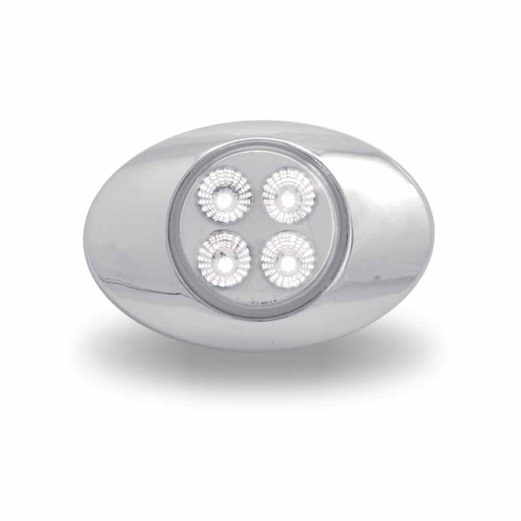 TLED-G2XAW_FRONT_FUNC2 Amber Marker to White Auxiliary Generation 2 LED Light - 4 Diodes - Image 4