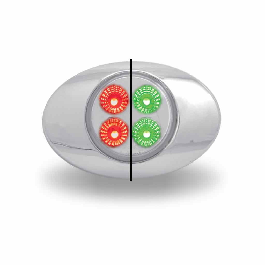 Red Marker to Green Auxiliary Generation 2 LED Light - 4 Diodes-TLED-G2XRG