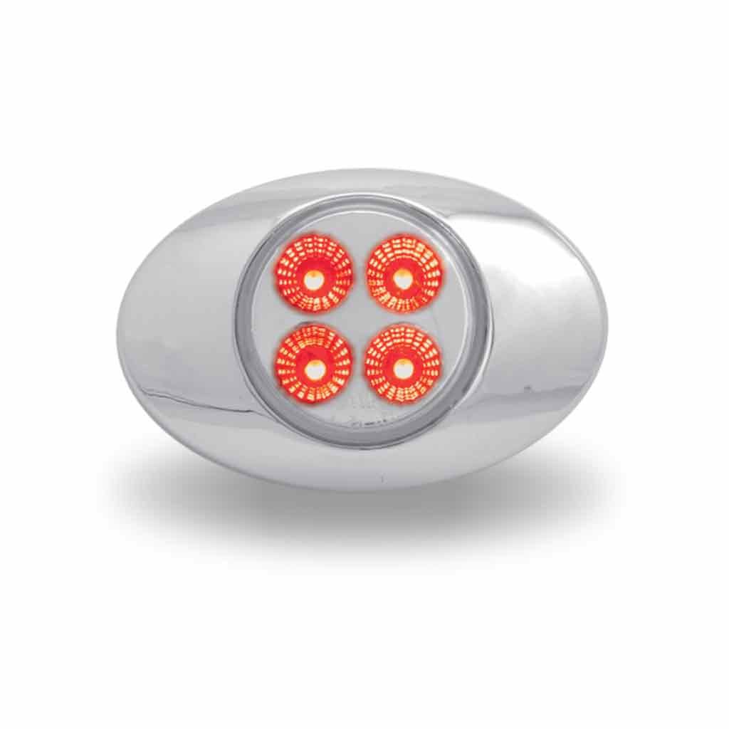 TLED-G2XRG_FRONT_FUNC1 Red Marker to Green Auxiliary Generation 2 LED Light - 4 Diodes - Image 3