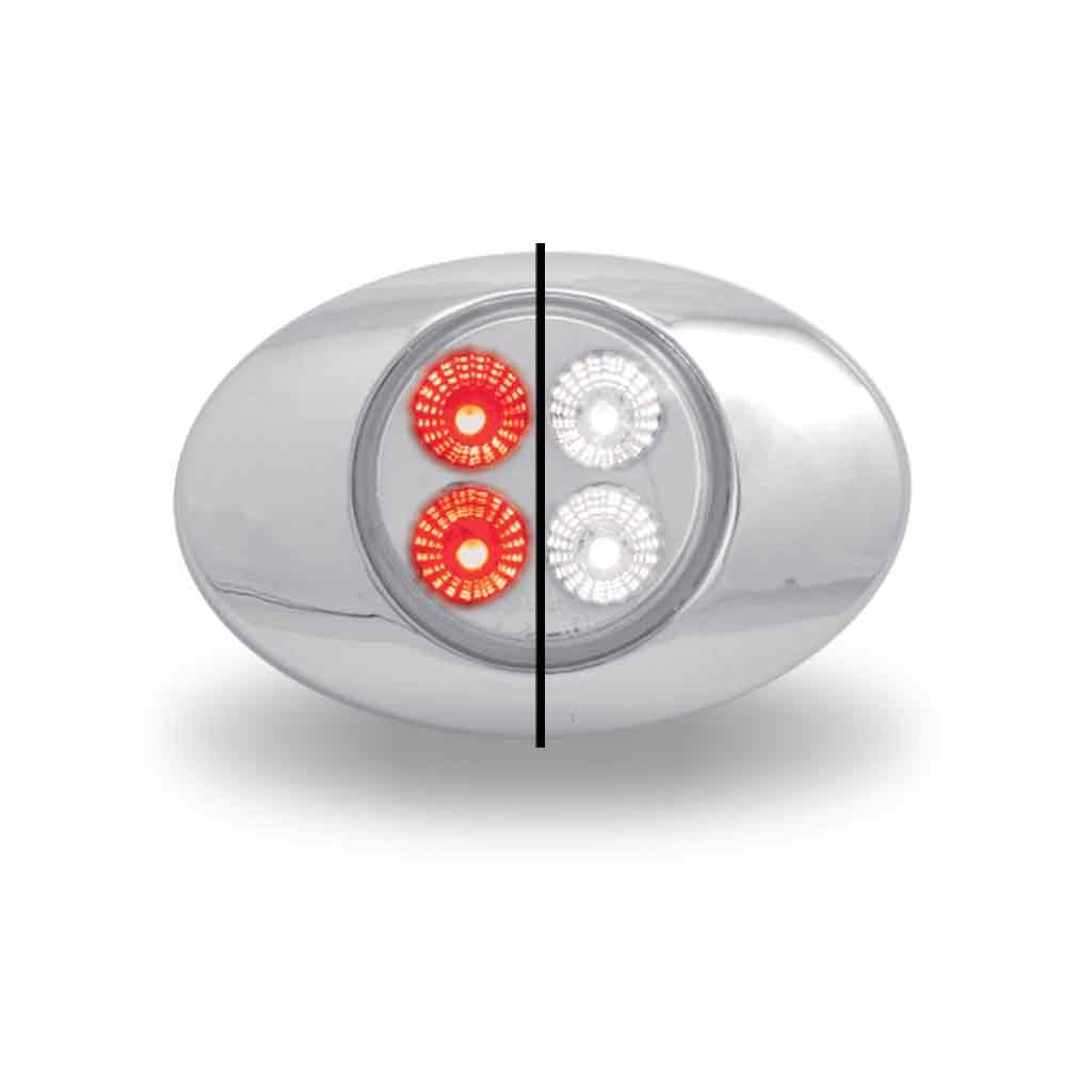 Red Marker to White Auxiliary Generation 2 LED Light - 4 Diodes-TLED-G2XRW