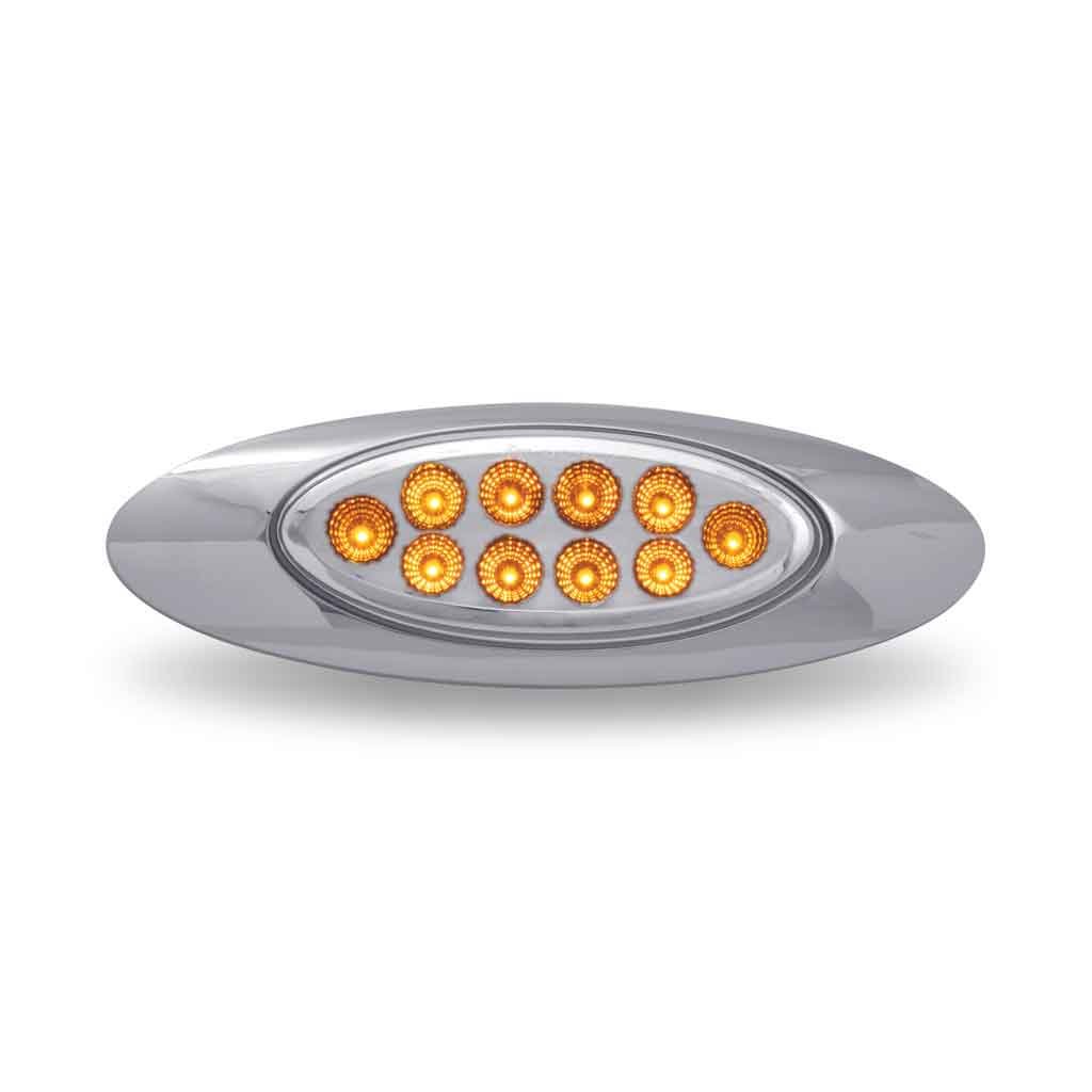 TLED-G4XAPINK_FRONT_FUNC1 Amber Marker to Pink Auxiliary Generation 4 LED Light - 10 Diodes - Image 3