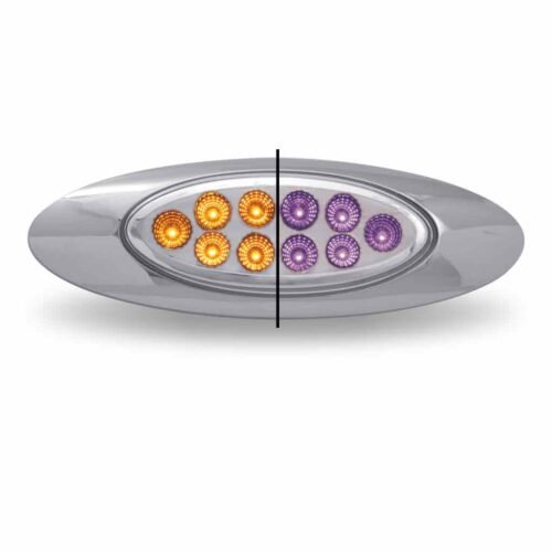 Amber Marker to Purple Auxiliary Generation 4 LED Light - 10 Diodes-TLED-G4XAP