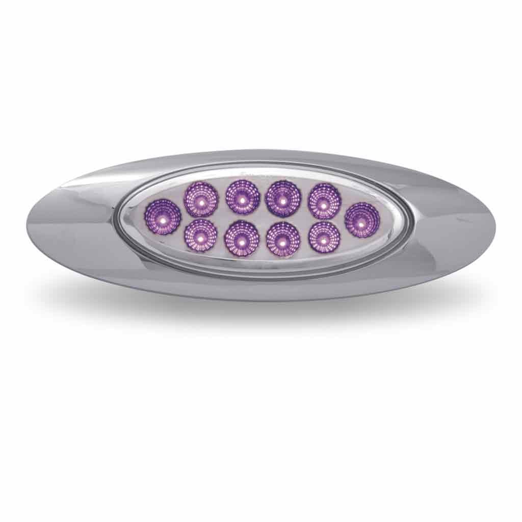 TLED-G4XAP_FRONT_FUNC2 Amber Marker to Purple Auxiliary Generation 4 LED Light - 10 Diodes - Image 4