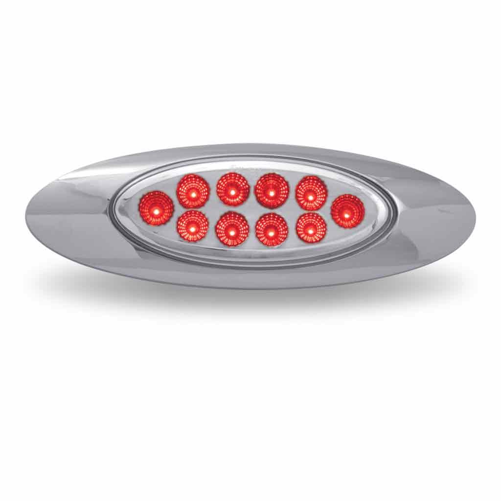 TLED-G4XRB_FRONT_FUNC1 Red Marker to Blue Auxiliary Generation 4 LED Light - 10 Diodes - Image 2