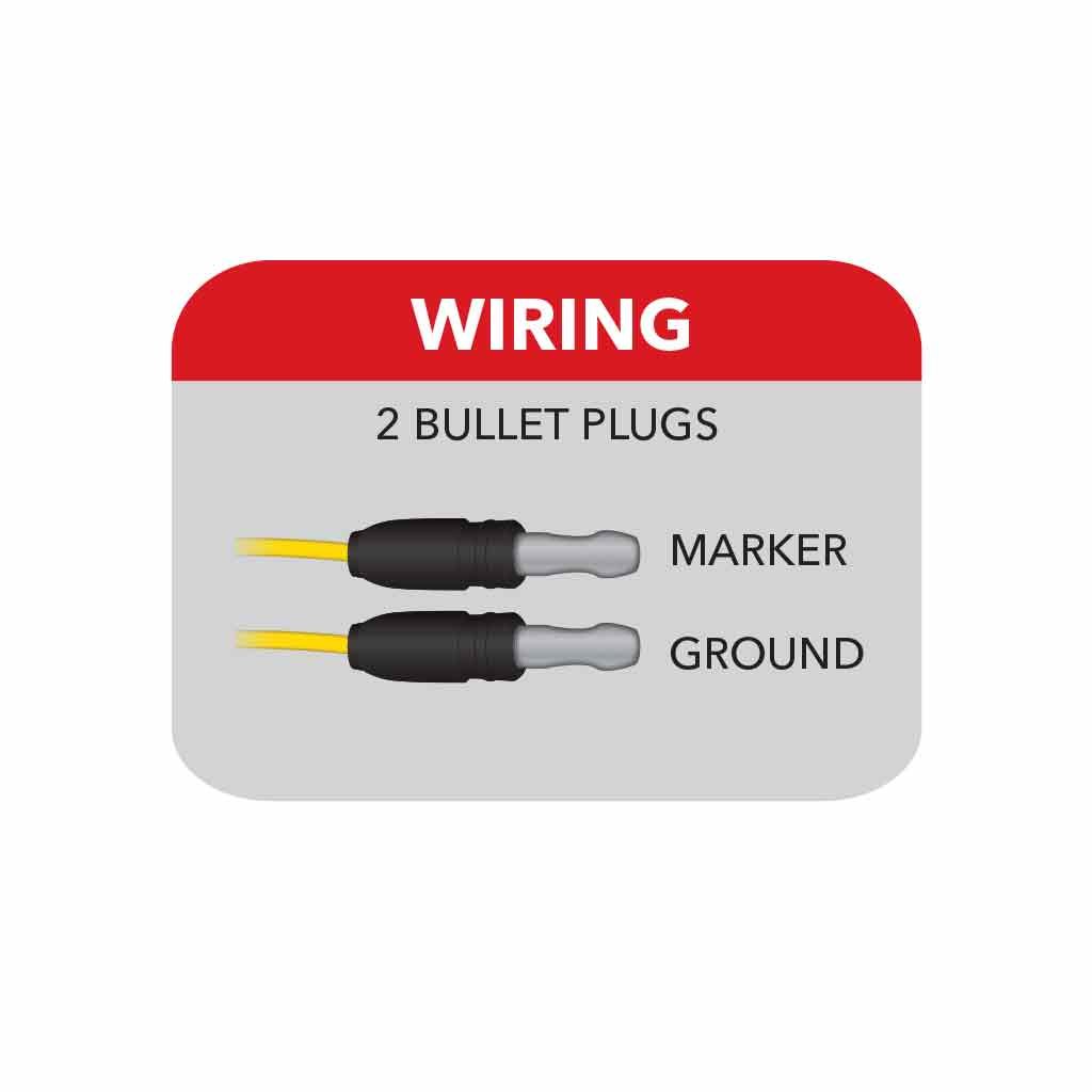 TLED-G4XR_WIRING Red Marker Generation 4 LED Light - 10 Diodes - Image 3