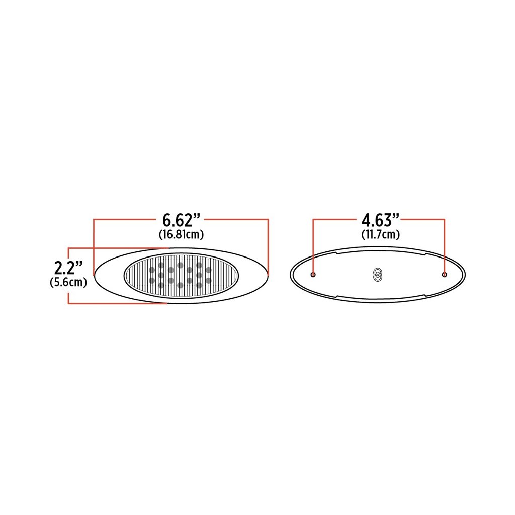 TLED-GEN1A_TECH Amber Marker Generation 1 LED Light - 16 Diodes - Image 3