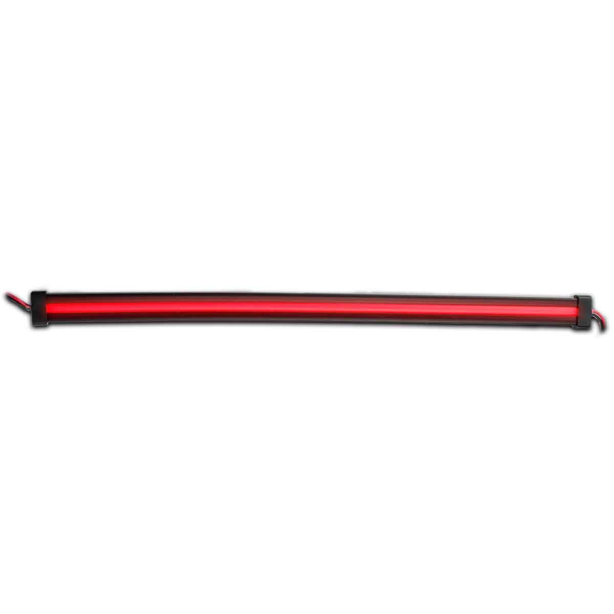 TLED-GL12CXRB_FRONT_FUNC1 12" Clear Red to Blue Auxiliary Center Glow Strip LED Light - 60 Diodes - Image 3